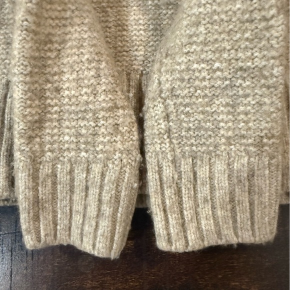 Madewell Merino Alpaca Turtleneck Sweater Oatmeal S - Picture 8 of 11